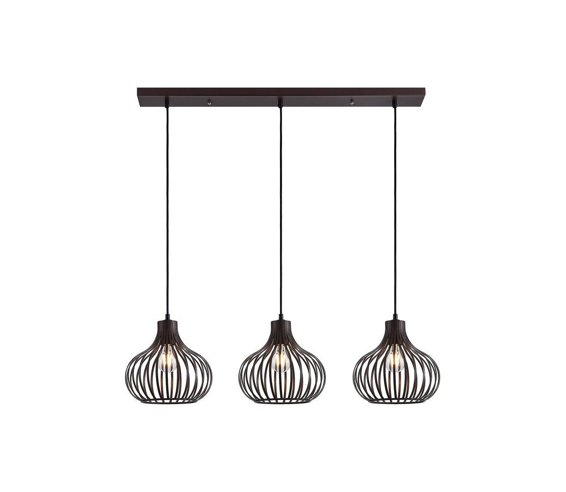 Globo 333703116X - Żyrandol na lince MATEO 3xE27/40W/230V