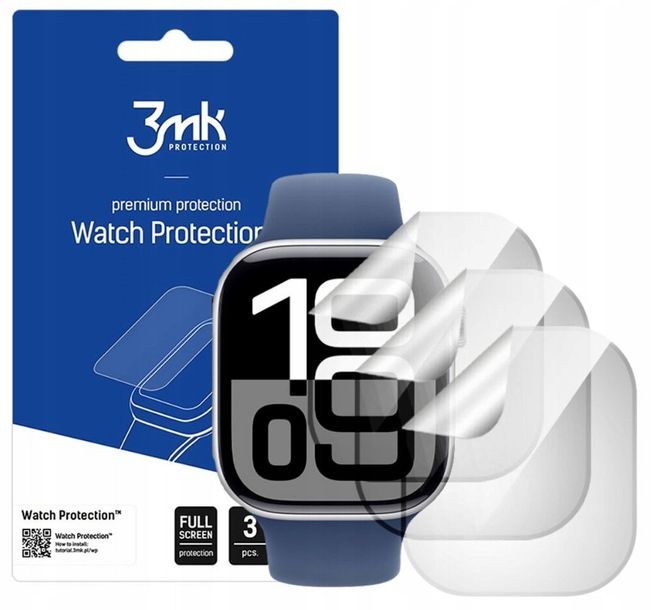 3mk Folia ochronna Watch Protection ARC do Apple Watch 10 42mm, 3 sztuki