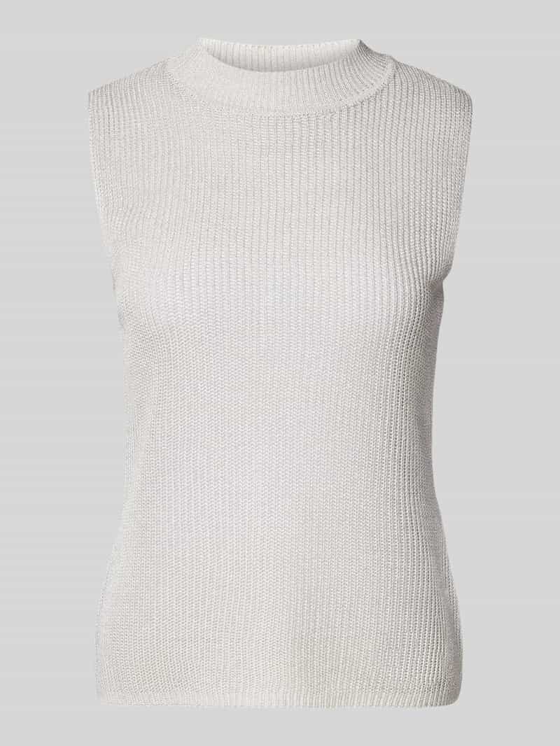 Bezrękawnik z mieszanki wiskozy ze stójką