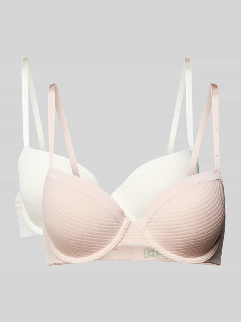 Biustonosz z zapięciem na haftkę w zestawie 2 szt. model ‘LOUISE’