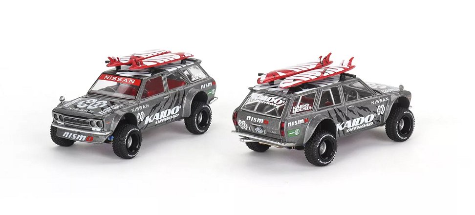 Tarmac Works Nissan Datsun 510 Wagon Offroad V1 1:64 Khmg12