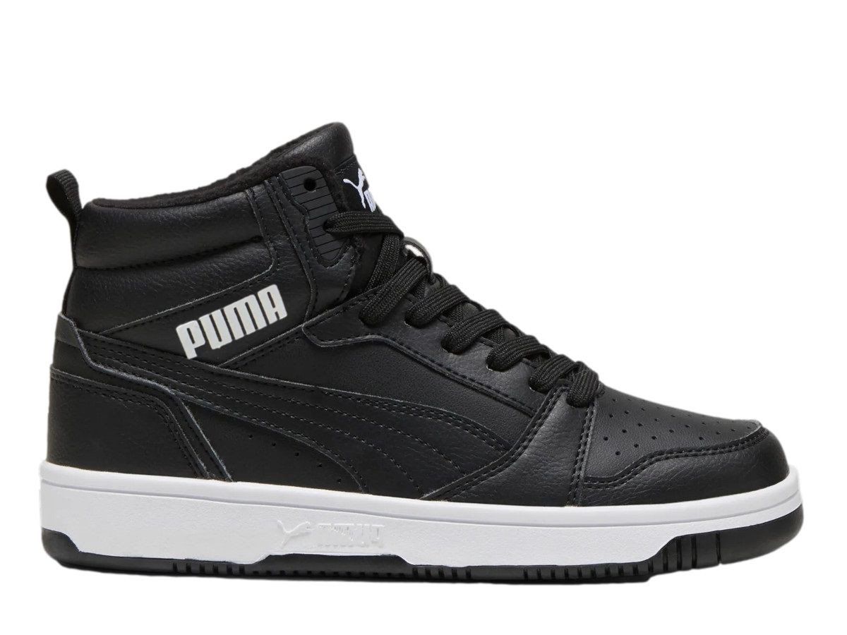 Buty dziecięce Puma 39468501 REBOUND V6 MID WTR Czarne