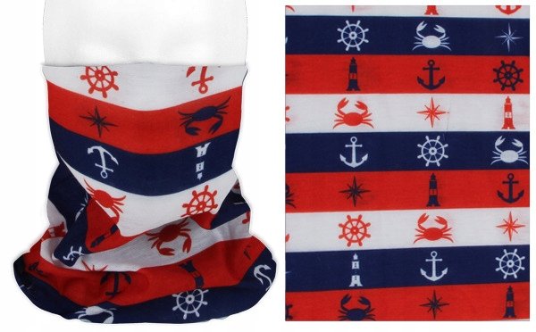 KOMIN BANDANA CHUSTA TUNEL ELASTYCZNA SZAL MASKA