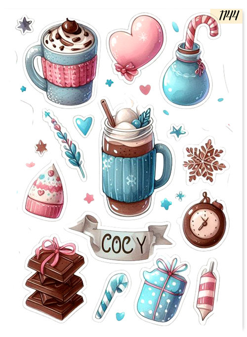 1szt TATUAŻE ZMYWALNE DLA DZIECI 7X10 Boże Narodzenie Świąteczne 1144