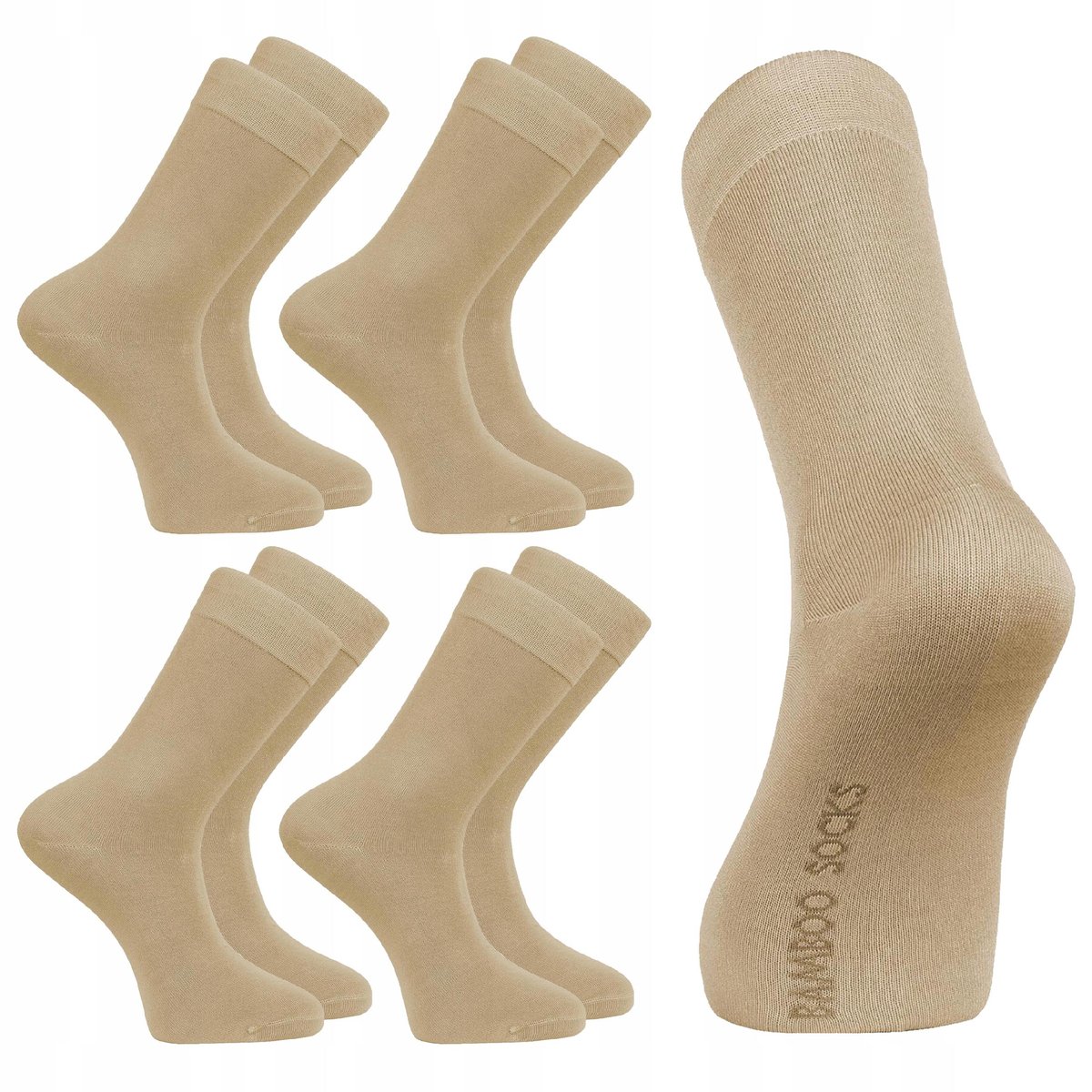 4x SKARPETY MĘSKIE BAMBUSOWE Nieuciskowe 4 Pary MORAJ r. 43-45