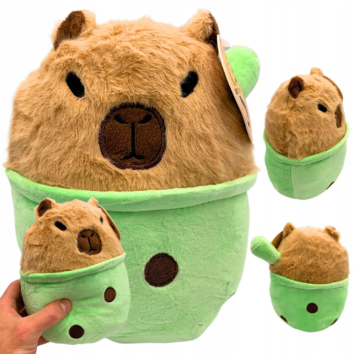 Maskotka Pluszak Kapibara Shake Pudding Squish Przytulanka Pluszowa 20cm