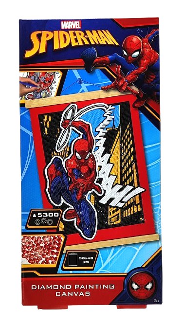 Diamentowy obraz Marvel Spider-Man - 30 x 40 cm