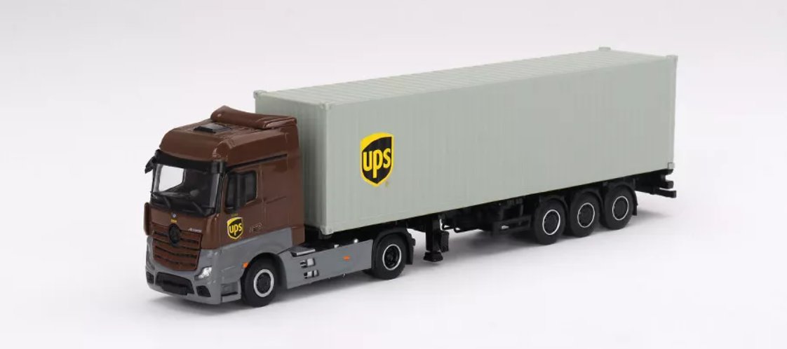 Tarmac Works Mercedes Benz Actros 40' Container Ups 1:64 Mgt007