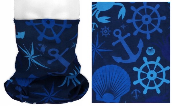 CHUSTA NA TWARZ KOMIN ELASTYCZNA TUBA MASKA SZAL