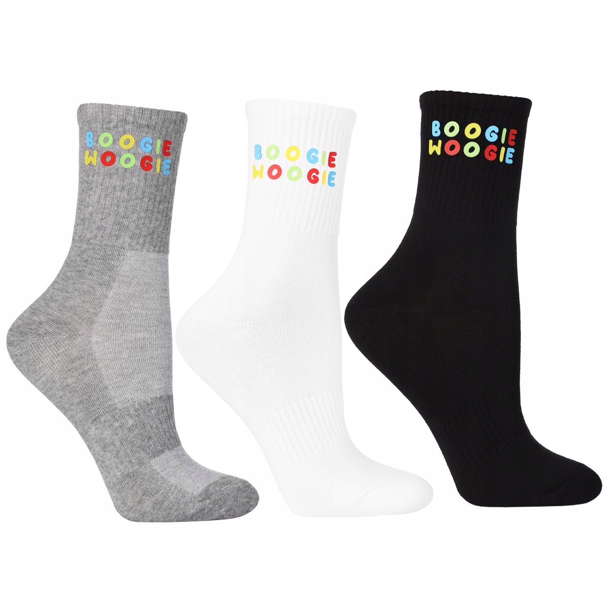 3x Bawełniane Skarpety Skarpetki Długie DAMSKIE 3 Pary MORAJ r. 35-38