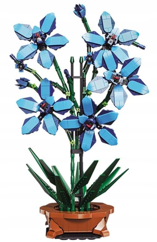 KLOCKI CREATOR STORCZYK NIEBIESKI ORCHIDEA PREZENT DIY 1097 elementów