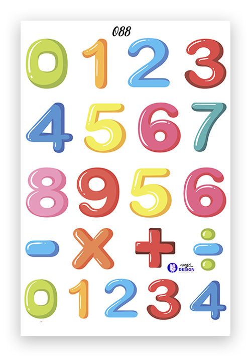 TATUAŻE DZIARY ZMYWALNE DLA DZIECI NA URODZINY LICZBY 088