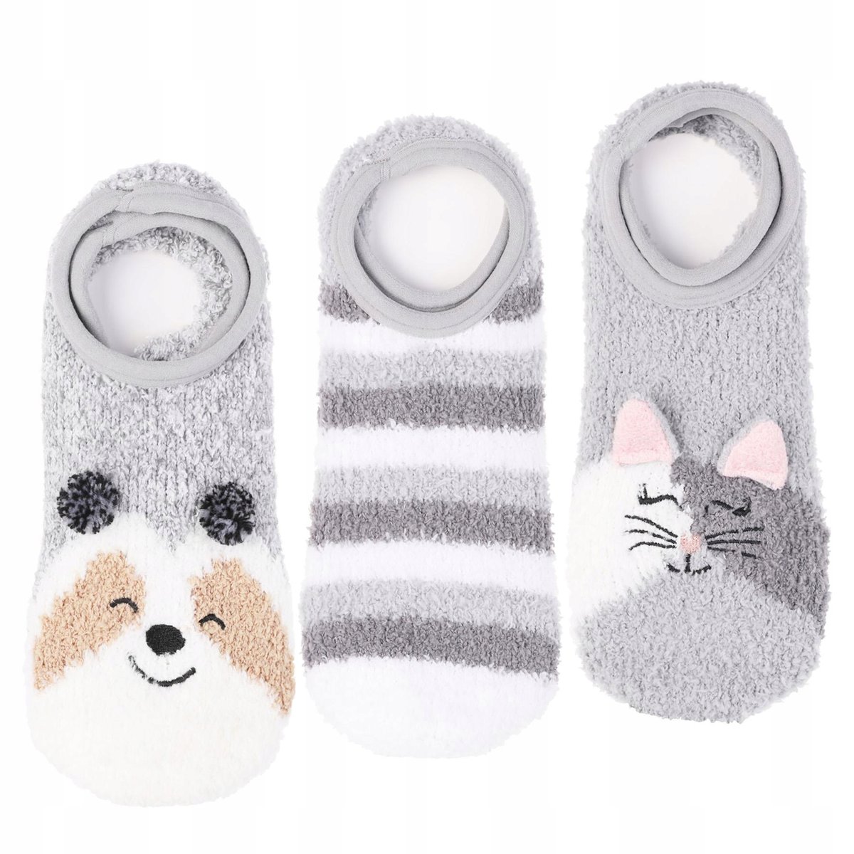 3 Pary Antypoślizgowe Baleriny STOPKI DAMSKIE MORAJ Na Święta r. 38-41