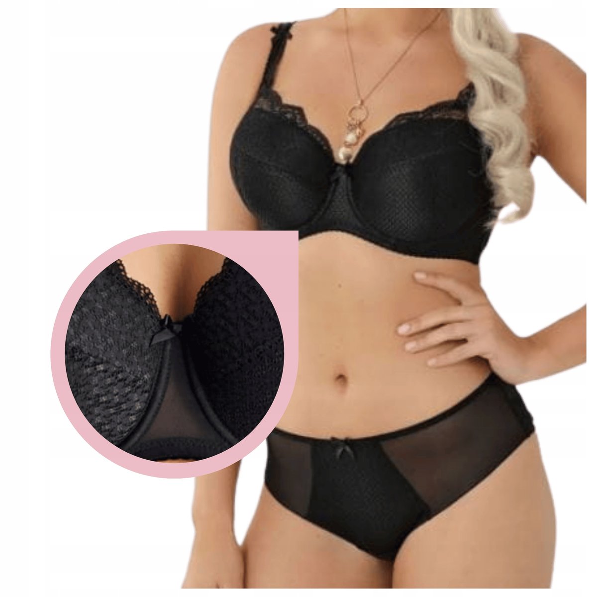 Biustonosz Nessa Abbi padded czarny - 70H