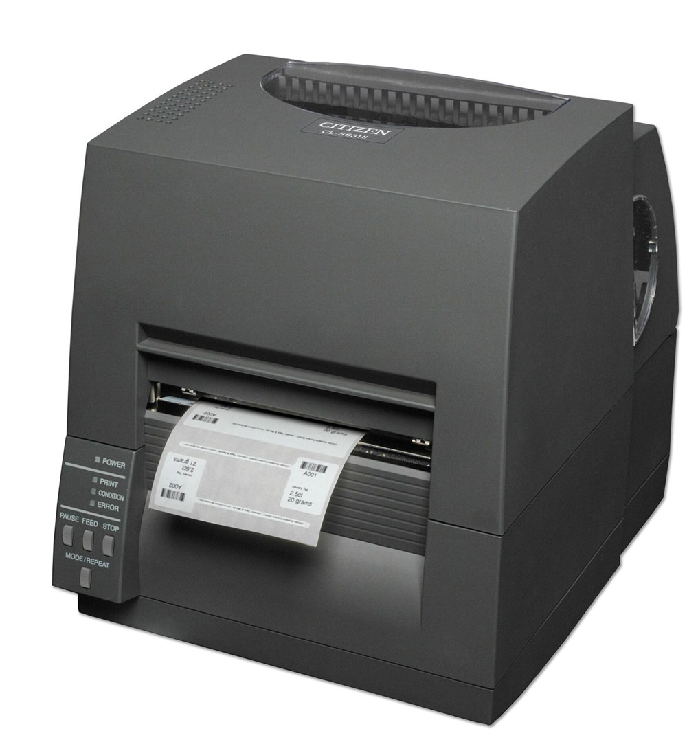 Citizen CL-S631 drukarka etykiet bezpośrednio termiczny/termotransferowy 300 x 300 DPI 100 mm/s Przewodowy i Bezprzewodowy Wi-Fi