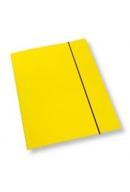 Teczka A4 z gumką lakier żółta 350gsm (10szt)
