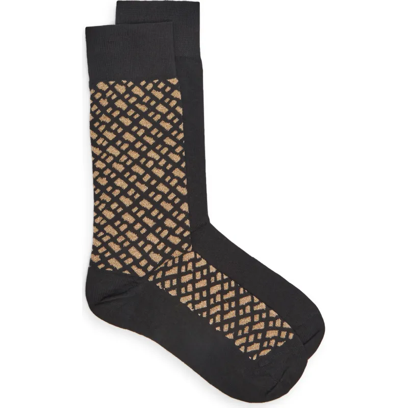 BOSS BLACK Skarpety 2-pack 2P RS Shine Mono CC