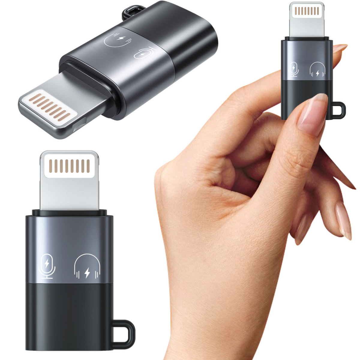 MOZOS ASM-6 adapter przejściówka USB-C/Lightning