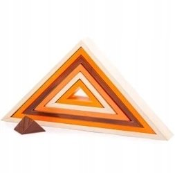 Drewniana układanka trójkąty Bigjigs Toys