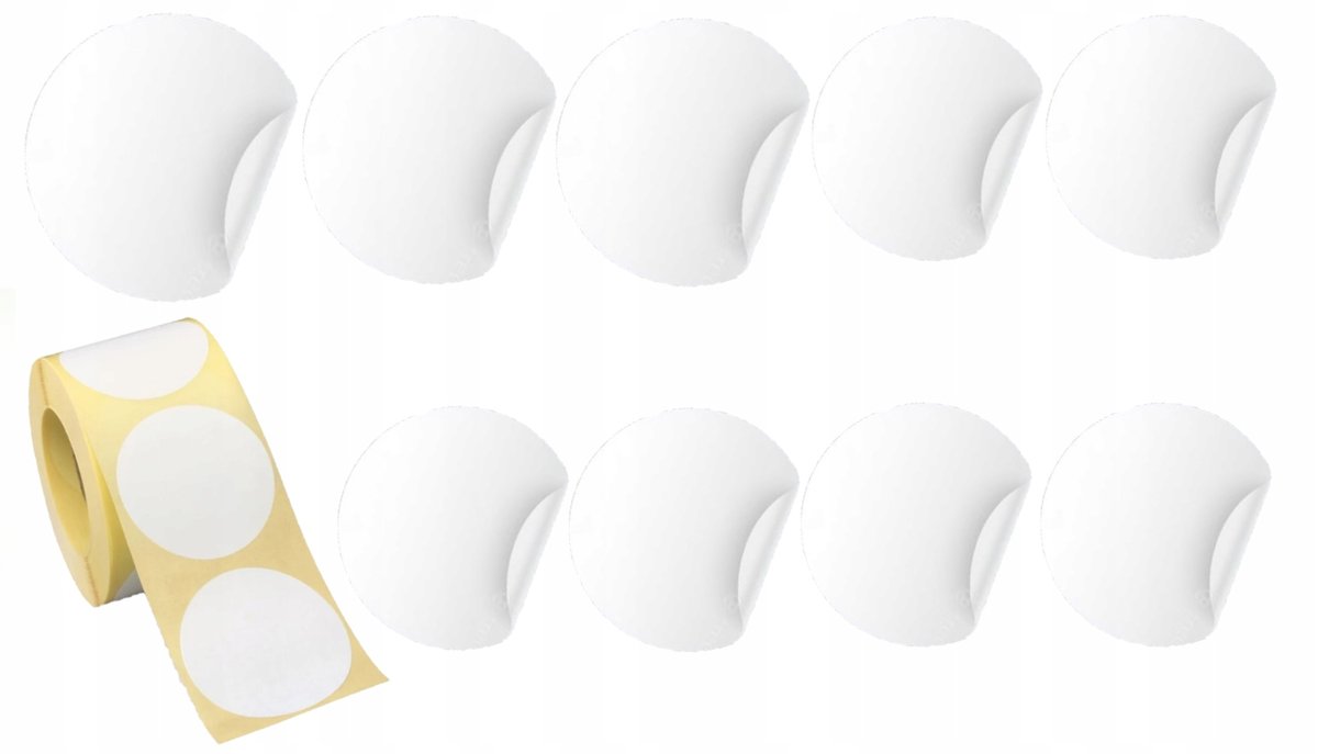 NAKLEJKI ETYKIETY NA PRZYPRAWY SŁOIKI PUSTE 20 SZT