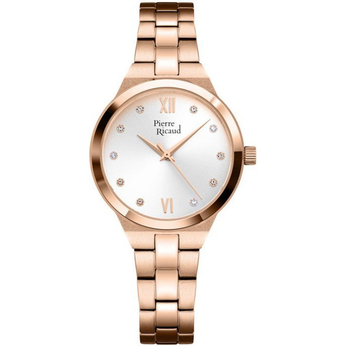Zegarek Damski Pierre Ricaud P22065.9183Q CYRKONIE różowe złoto
