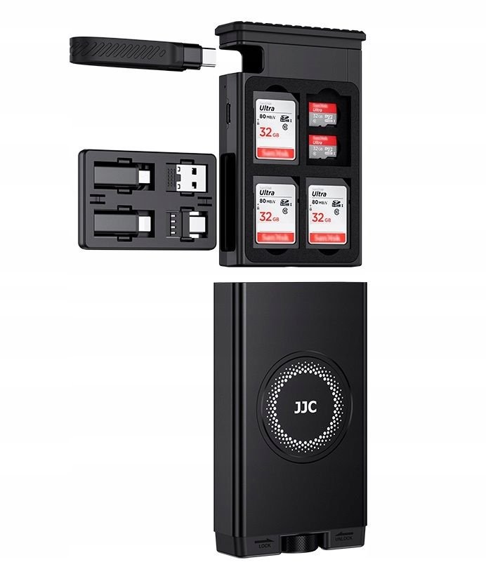 Etui + Czytnik Kart Sd Microsd Tf Na Usb Type-c Usb-c 3.1 Microusb 300 Mb/s / Mfcc-1