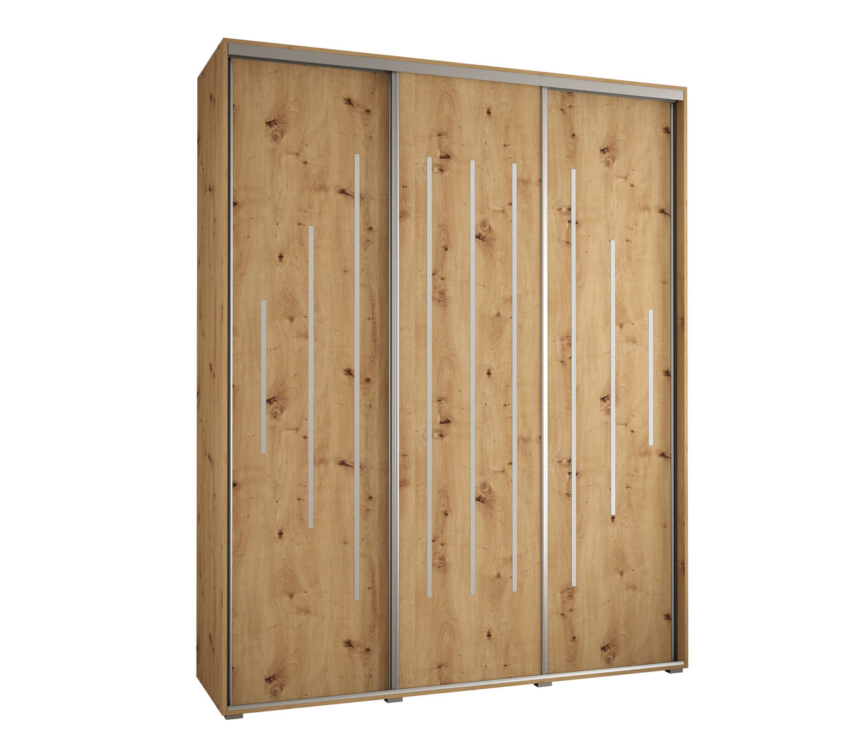 Szafa przesuwna wysoka Davos 12 190 gł. 45 artisan + artisan + srebrny