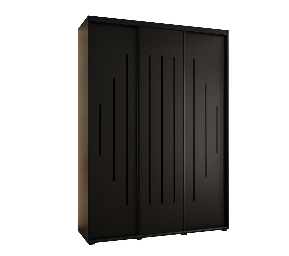 Szafa przesuwna wysoka Davos 12 170 gł. 45 czarny + czarny + czarny