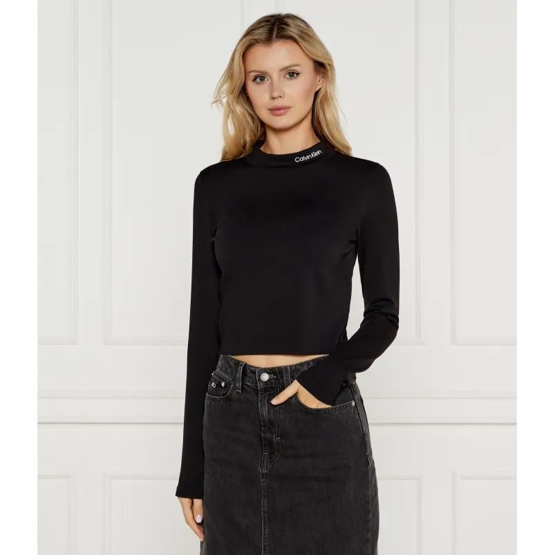 CALVIN KLEIN JEANS Półgolf Cropped Fit