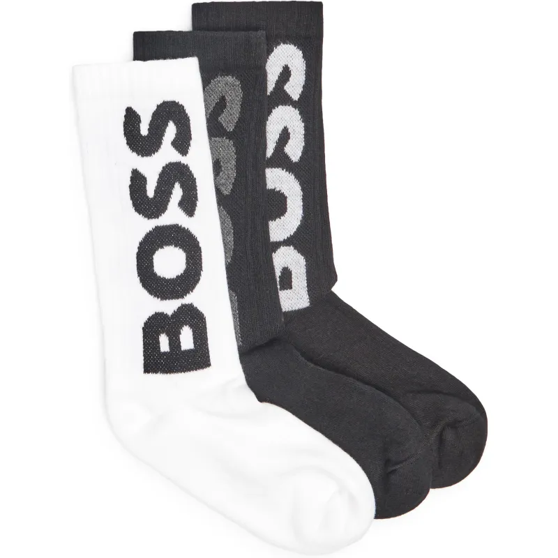 Boss Bodywear Skarpety 3-pack 3P QS Rib Logo CC