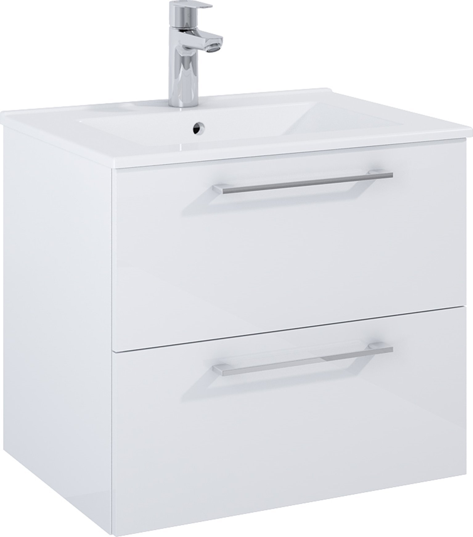 Alkotest A857949806 / ROCA / ROMA / SZAFKA ŁAZIENKOWA 60CM 2S DO KOMPLETACJI Z UMYWALKĄ HEBE ,BIAŁY POŁYSK / ZAMIENNIK 5110008 /