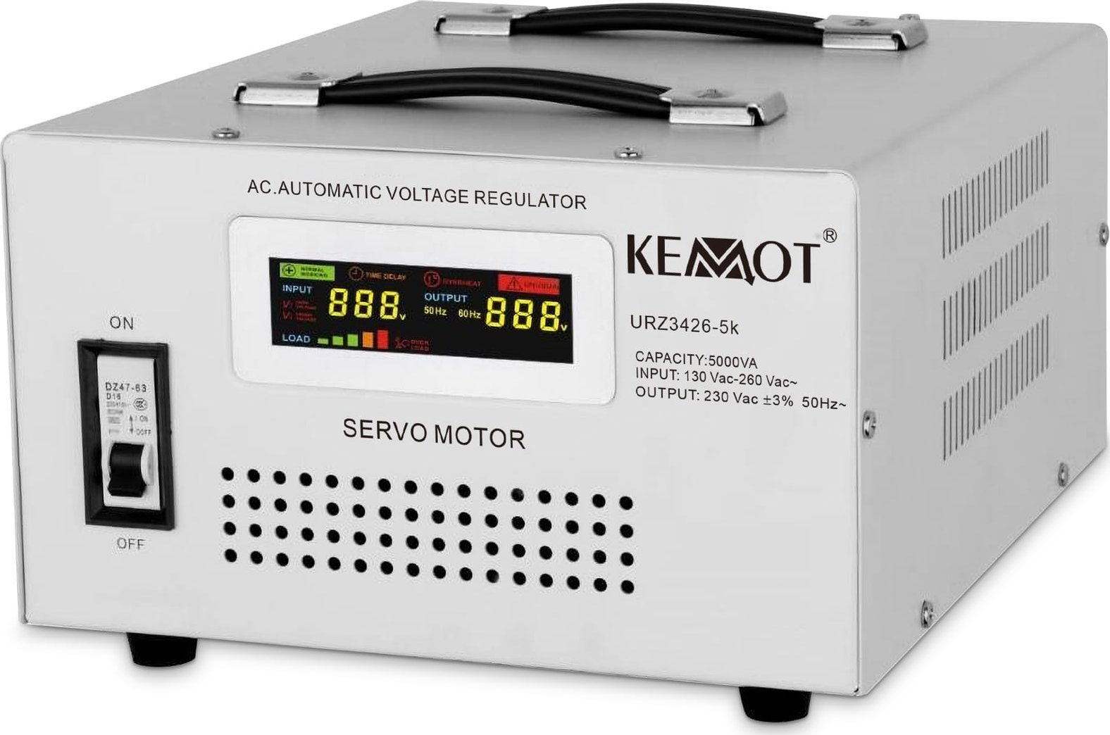 Kemot Automatyczny stabilizator napięcia KEMOT MSER-5000 5000 VA, serwomotor