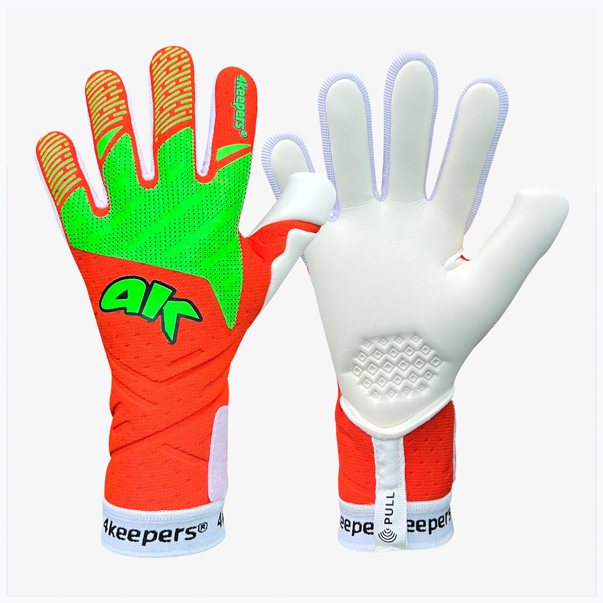 Rękawice bramkarskie dziecięce 4keepers Elite Inferno NC Jr pomarańczowy WYSYŁKA W 24H 30 DNI NA ZWROT