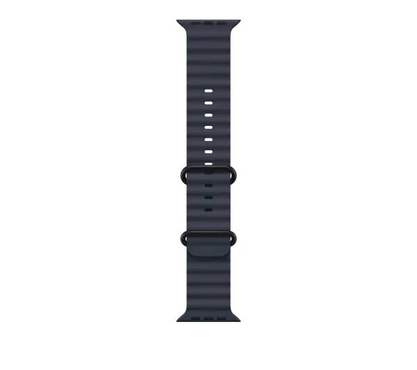 Apple Ocean granatowy do koperty 49mm elementy z tytanu w kolorze czarnym