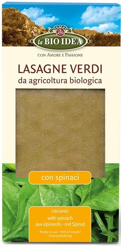 La Bio Idea Makaron (semolinowy ze szpinakiem) lasagne 250 g Bio