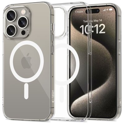 Etui TECH-PROTECT Flexair MagSafe do Apple iPhone 15 Pro Przezroczysty