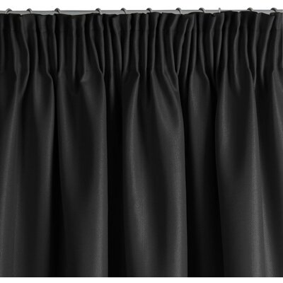 Eurofirany Zasłona Aggie na taśmie 140x270 Czarna ex-zas-aggie-czar-140x270-taśma