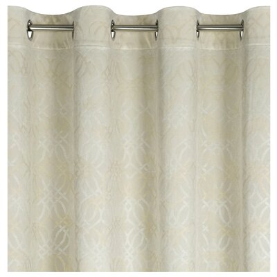 Zasłona 140 x 250 Dekoracyjna Velvet Areta Kremowy