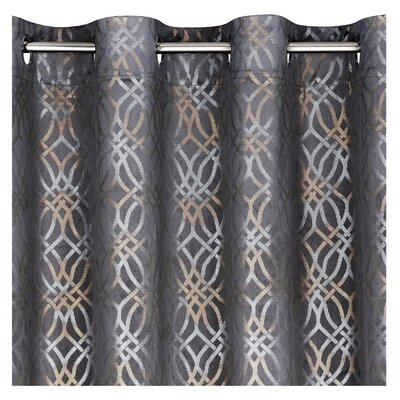 Zasłona 140 x 250 Dekoracyjna Velvet Areta Stalowy