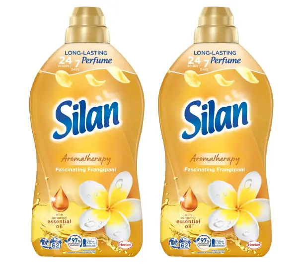 Silan Aromatherapy Fascinating Frangipani 124 prania zestaw 2x1,364l