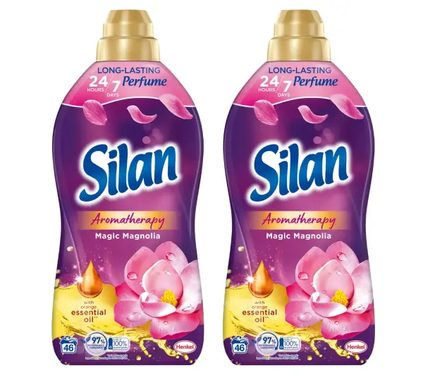 Silan Aromatherapy Magic Magnolia 92 prania zestaw 2x1,012l