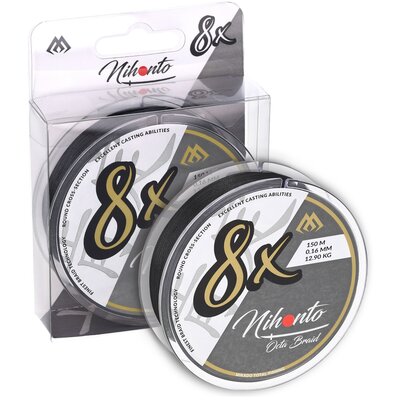 MIKADO Plecionka Nihonto Octa Czarna 0,08mm 150m