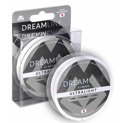 Plecionka Dreamline White 0,035mm/2,53kg/150m+GRAT