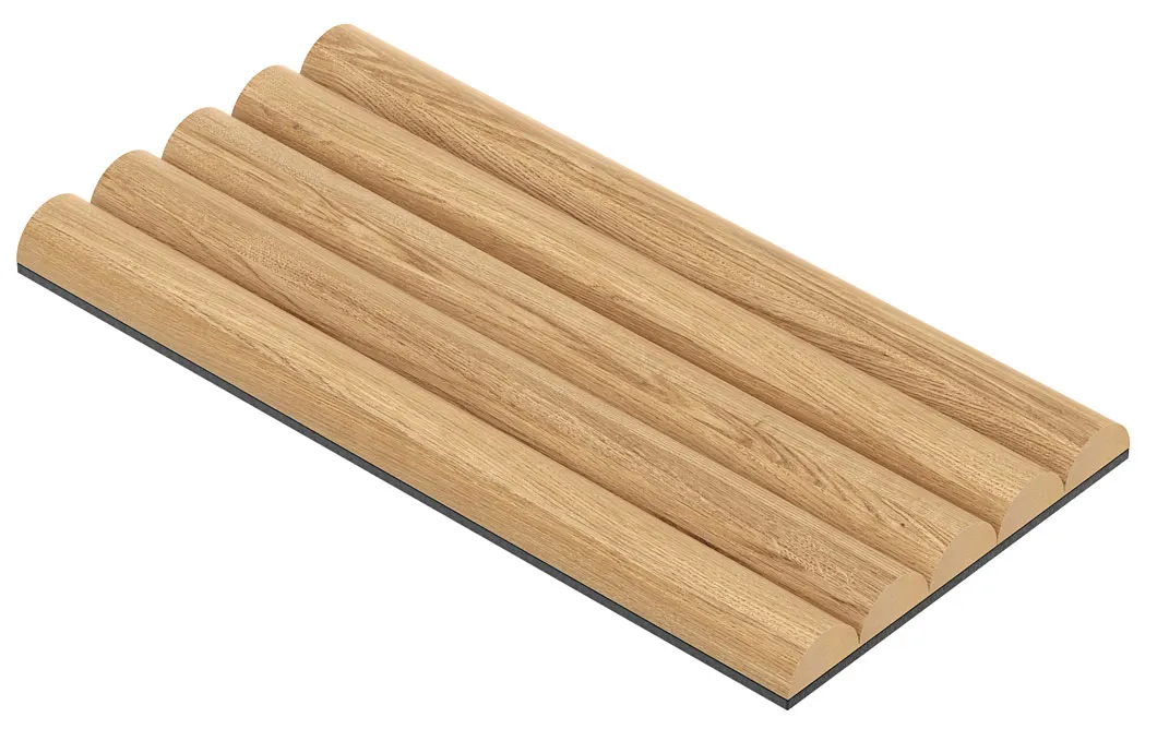 Elior Ryflowane Panele Ścienne Dąb Naturalny B1-S95