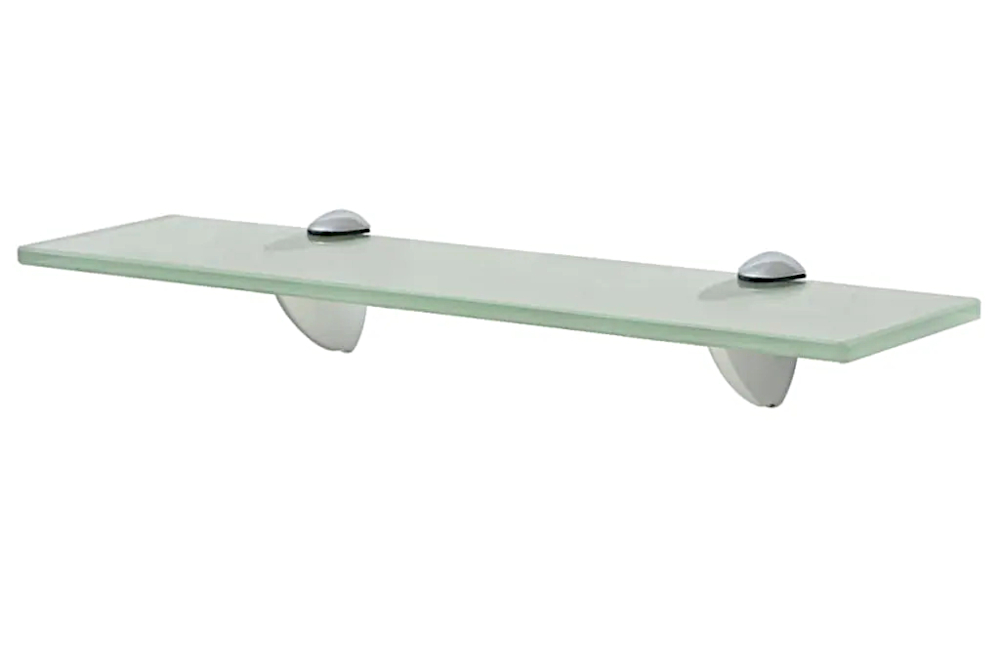Mleczna solidna szklana półka 40x20 F9-H31