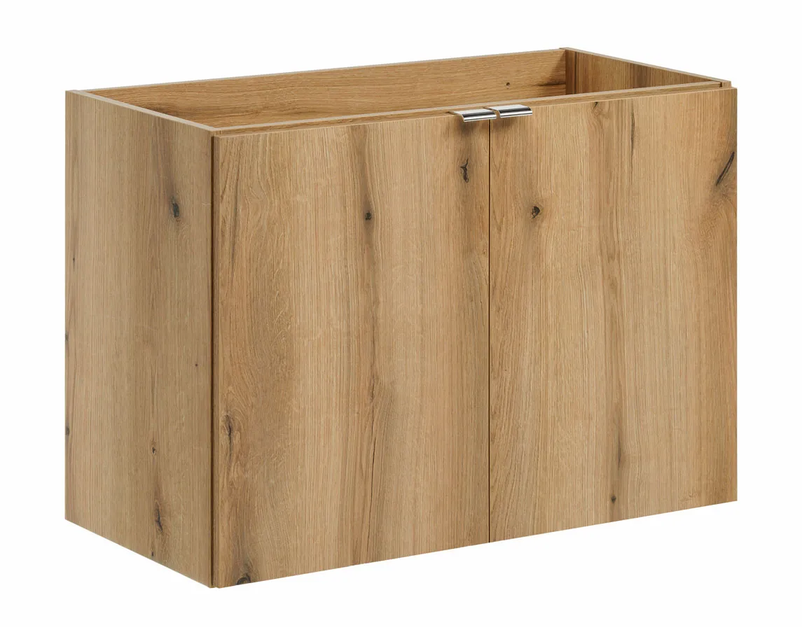 Nowoczesna szafka do łazienki w kolorze dębu 80 cm Z9-T07