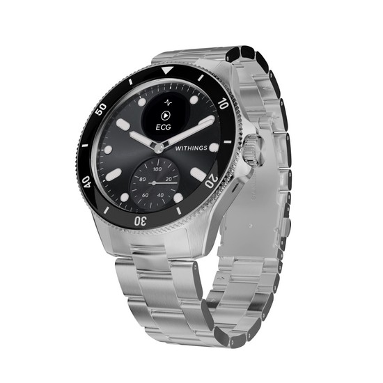 Withings ScanWatch Nova 42mm Srebrny
