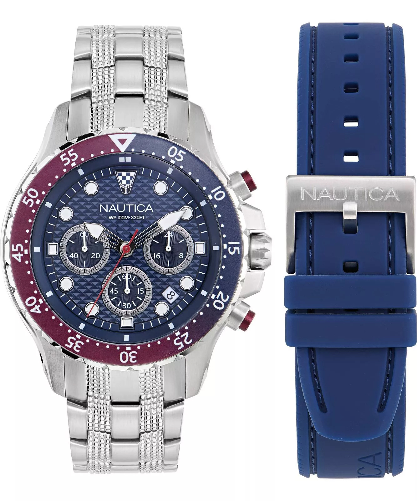 Zegarek Nautica NAPNSF407 Sporty Chronograph SET