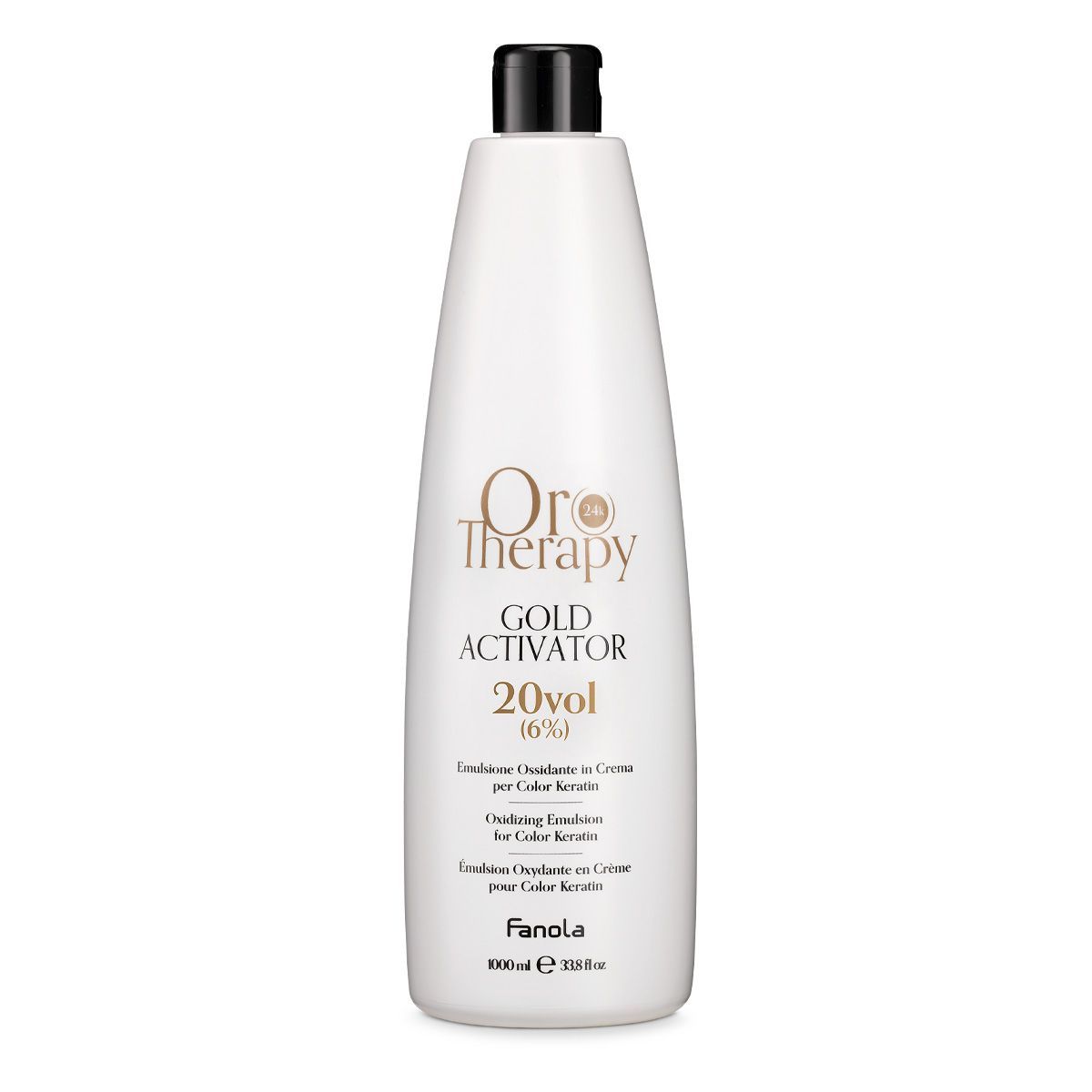 Fanola Oro Therapy, kremowy aktywator 20 vol. 6%, 1000ml