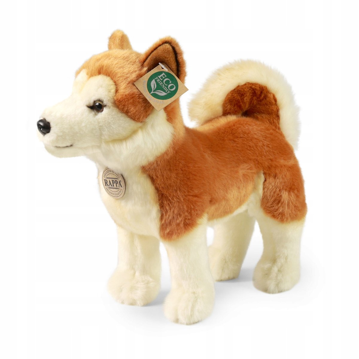Pluszak maskotka Piesek Akita Friendly Prezent na święta 30cm Duży